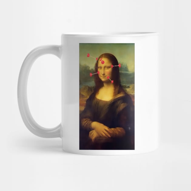 Gioconda - Mona Lisa instagram filters - Love hearts by Uwaki